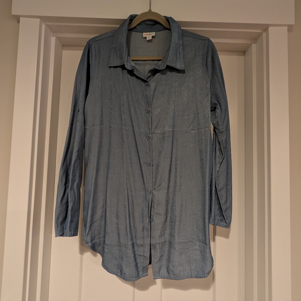 Lularoe Blue Blouse M